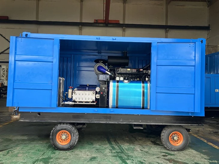 Hydrostraalmachine van 1400 bar, 85 l/min