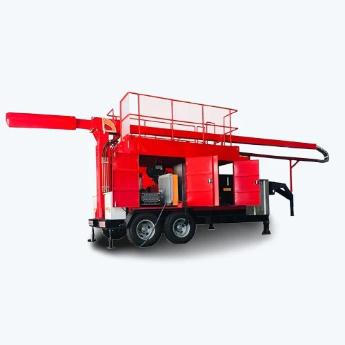 1400Bar Cement Truck Mixer Drum Blasting -apparatuur