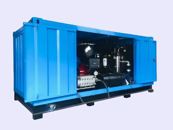 1400 bar hydrojettingapparatuur voor automatische reiniging van grote buizen