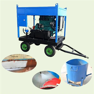 Hogedruk waterzandstraalmachine