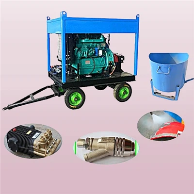Hogedruk waterzandstraalmachine voor roestverwijdering